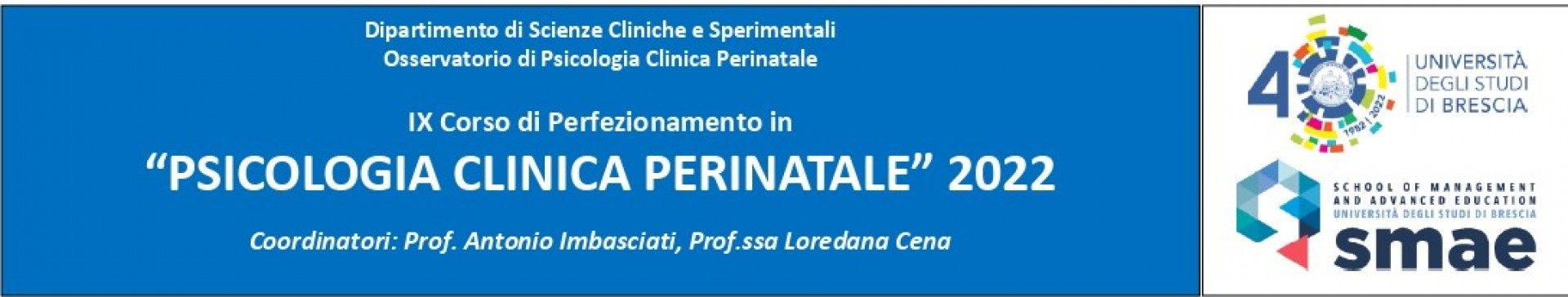 "Psicologia Clinica Perinatale" a.a. 2022
